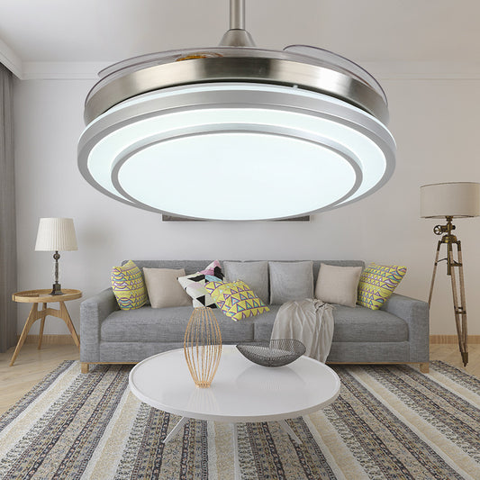 Luminous Breeze: Full Spectrum LED Chandelier with Eye Protection