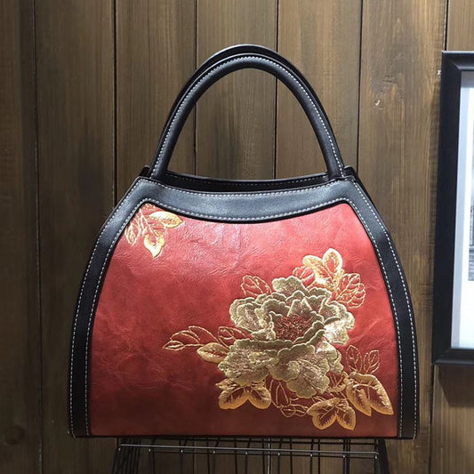 Floral Embroidered Luxury Shoulder Bag