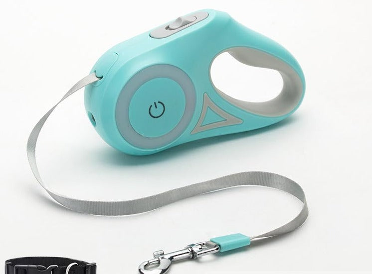 Spotlight Pet Retractable Leash Set