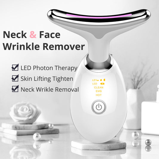 Electric Microcurrent Wrinkle Remover with LED Photon Technology for Women