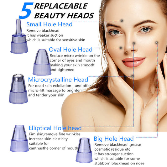 Blackhead Remover: Vacuum Suction Acne Facial Cleansing Tool