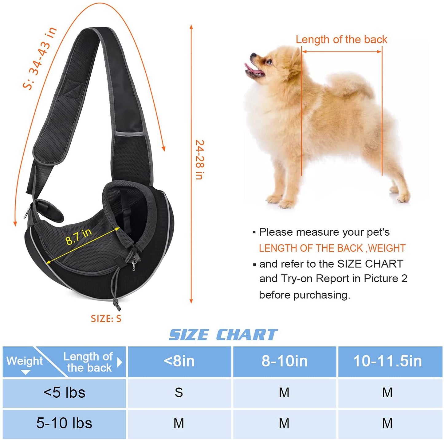 The Outdoor Portable Crossbody Carrying Pets Bag